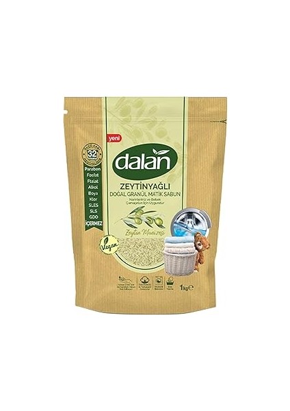 Dalan Zeytinyağlı Doğal Granül Sabun 1000 gr