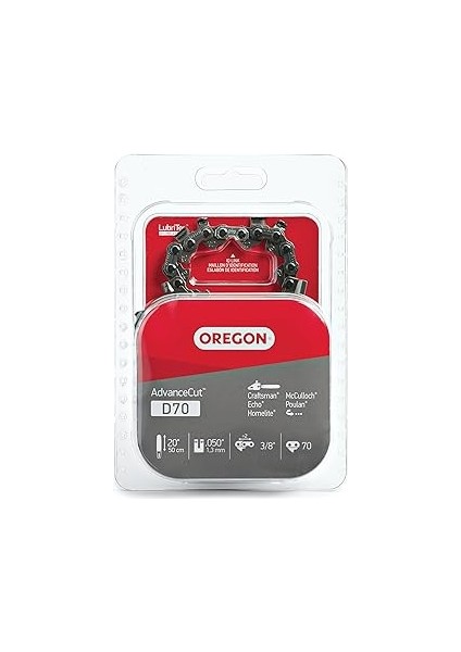 Oregon Cutting Systems - Zincir Testere Zinciri, 72 V Vaguard Full Chisel C-Loop, 20 Inç.