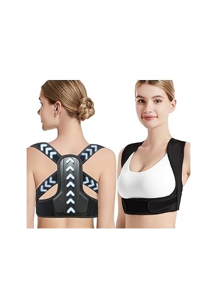 Dik Duruş Korsesi Kambur Önleyici Unisex Omuz Bel Sırt Korsesi Dik Tutucu Korse