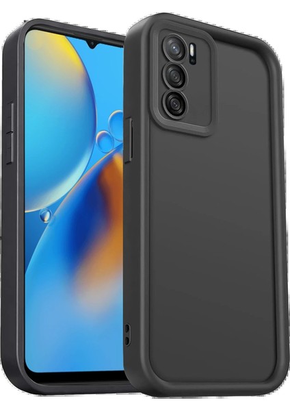 Oppo A16 Kılıf Viera Silikon - SIYAH-(5796) - MK001R-4O13P7