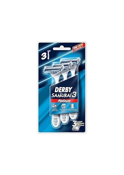 Derby Samurai 3 3'lü Blister