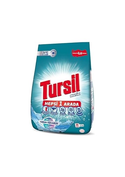 Tursil Yoğun Ferahlık Toz Çamaşır Deterjanı 4.5 kg