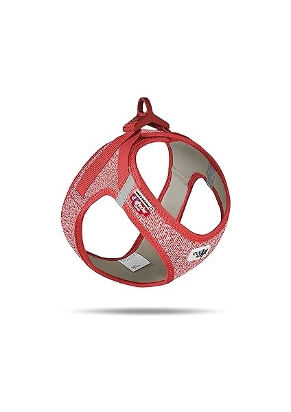 Vest Harness Merino Curli Clasp Red M