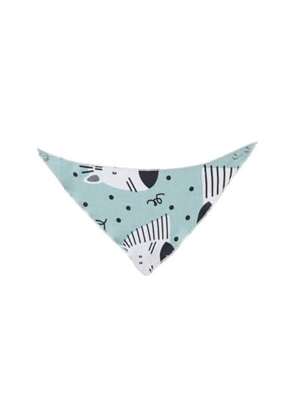 Deeperlove Zebra Muslin Üçgen Önlüj