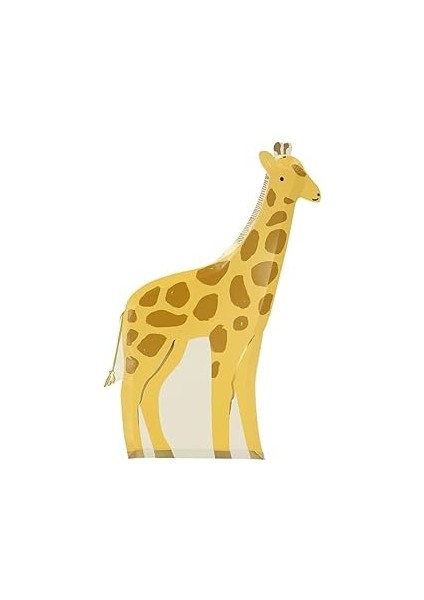 Meri Meri - Giraffe Plates - Zürafa Tabaklar - 8'li