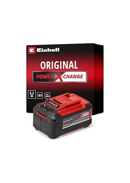 Einhell 18V 5,2 Ah Power-X-Change Plus, Akü