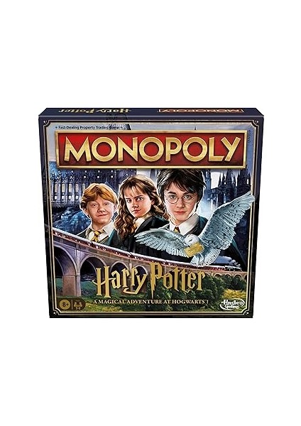 Monopoly Harry Potter Sürümü Masa Oyunu | Hogwarts'ta Büyülü Bir Macera | 8 Yaş ve Üz