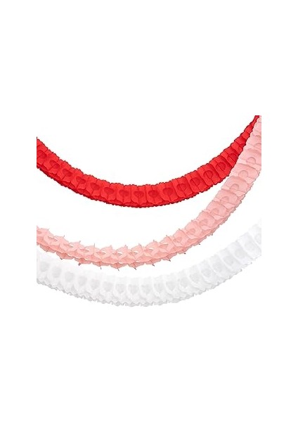 Meri Meri - 3 Festive Honeycomb Garlands - Festival Petekli Asılan Süsler - 3'lü