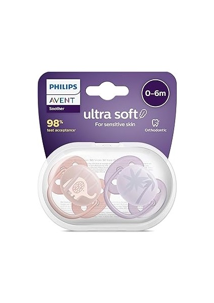 Avent Emzik 0-6 Ay, 2'li Paket, Kız