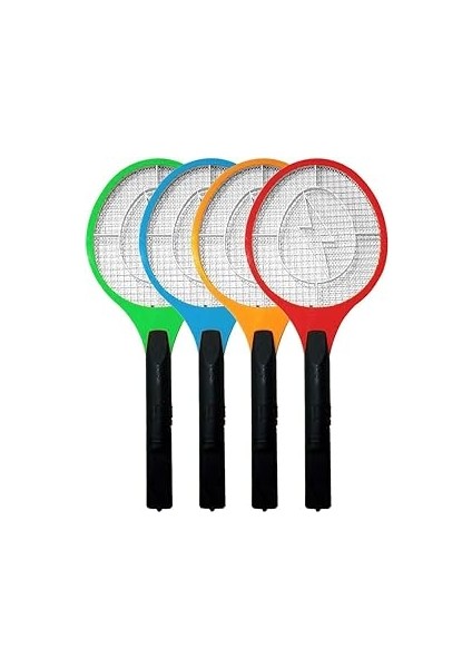 Sinek Raketi Sivrisinek Öldürücü Raket, Aç-Kapa Düğmeli Sinek Raketi, Güvenli Kullanım Pi̇lli̇