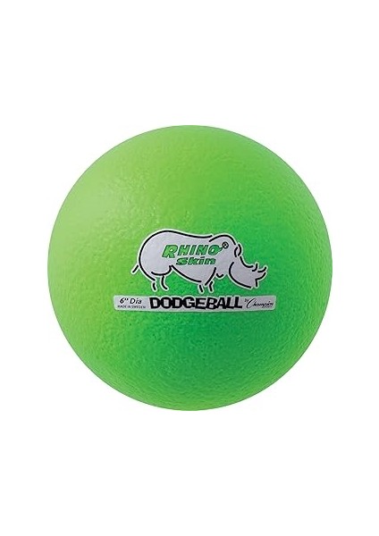 Champion Sports Rhino Skin Dodball (Tek Kişilik Yatak, Neon Yeşil, 15,2 Cm)