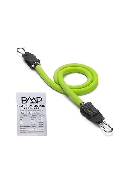 Black Mountain Products Single Stackable Atomic Green Direnç Band, Limettengruen