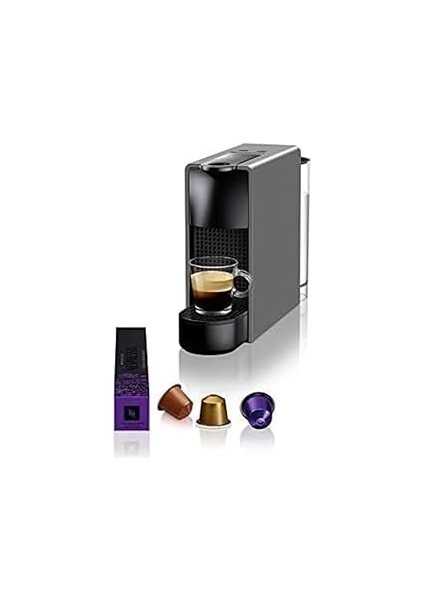 C30 Essenza Kapsüllü Kahve Makinesi, 19 Bar Basınç, 0.6 L Hacim, 2.3 kg Tasarım, Gri