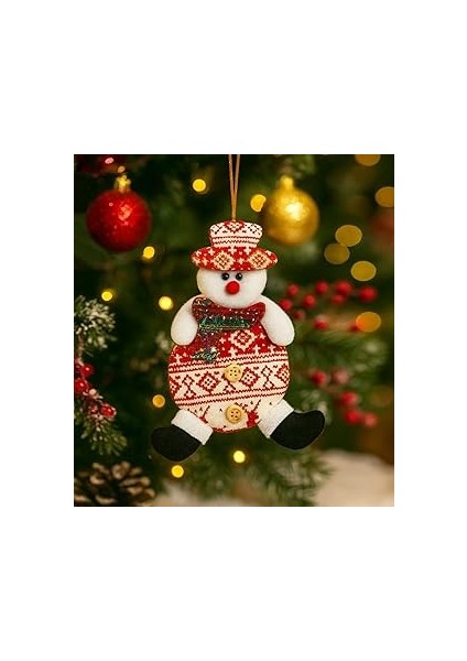 Yılbaşı Temalı Kardan Adam Ağaç Süsü