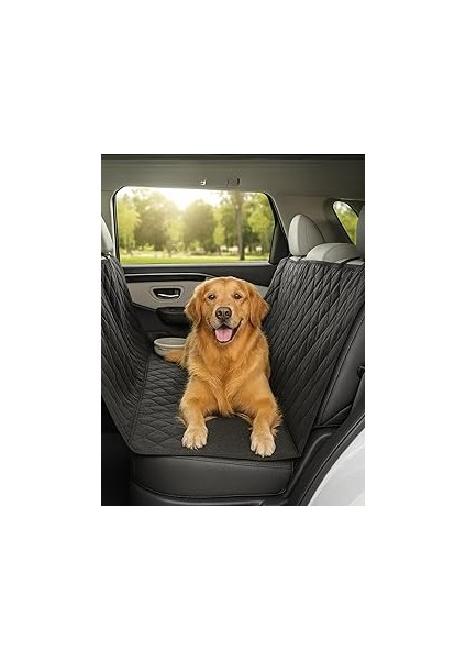 Beylini Evcil Hayvan Araba Koltuk Örtüsü Su Geçirmez Dayanıklı Hamak Tasarım Arka Koltuk Koruma Kıl
