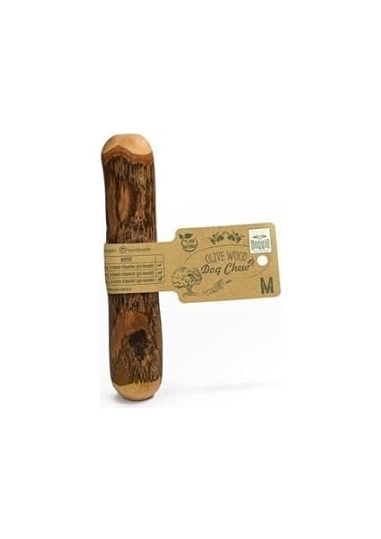 Doggie Doğal Zeytin Ağacı Köpek Çiğneme Oyuncağı Medium