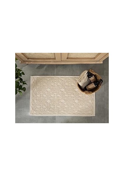 English Chester Pamuklu Kilim 50X80 cm Krem