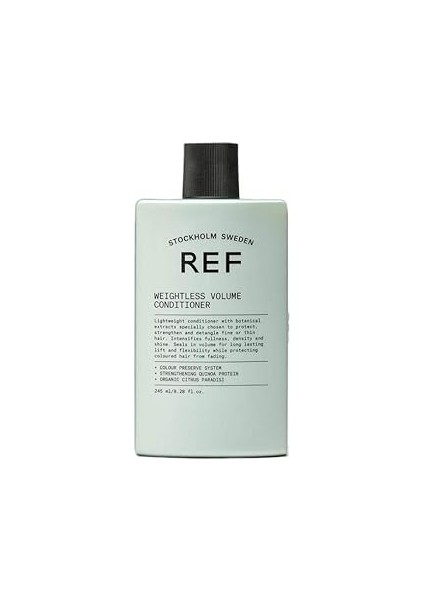 Reference Of Sweden Ref Stockholm-Ref Weıghtless Volume Condıtıoner 245 ml Tüm Saç Tipleri Için Hac