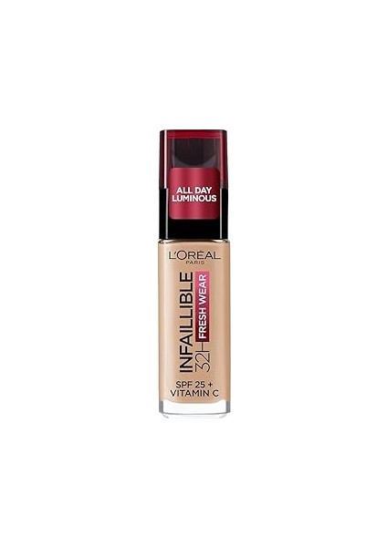 L'oréal Paris Infaillible 32 Saat Fresh Wear C Vitaminli Fondöten - 125 Beige