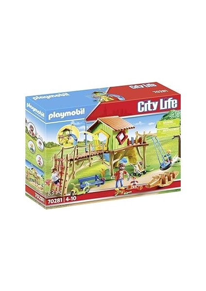 Playmobil 70281 Şehir Hayatı Ana Okulu Macera Oyun Alanı, Eğitici Oyuncak, Eğlenceli, Yaratıcı Rol