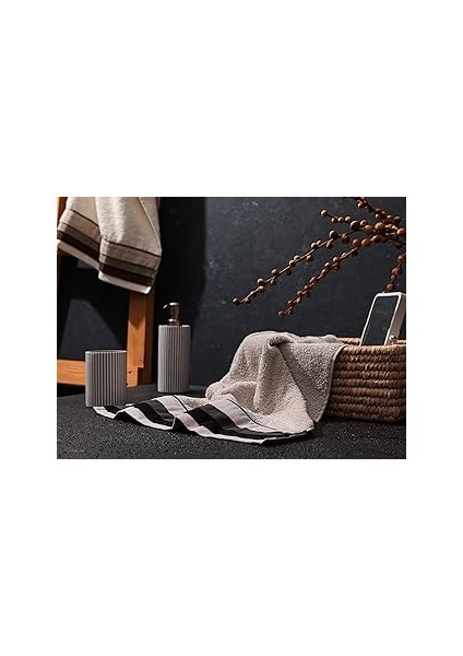 Porland Sty Utica Bez Bordürlü Gri Havlu 50X90