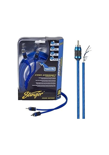 Stinger SI623 2-Kanal,yönlü Bükümlü Ofc, Rca