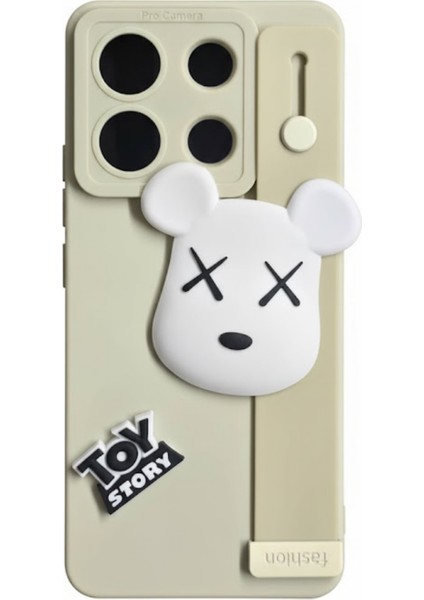 Infinix Zero 30 5g Uyumlu Kılıf Bej Renk 3D Figürlü Darbe Emici Yumuşak Silikon Kapak fırsatları