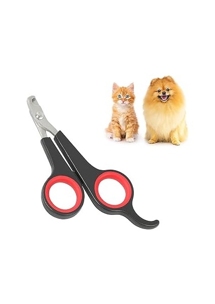 Evcil Hayvan Tırnak Makası – Paslanmaz Çelik – Ergonomik Kaymaz Sap – Sessiz ve Güvenli Kulla