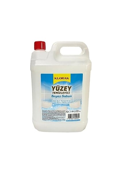 Klorak Yüzey Temizleyici 4000 ml Beyaz Sabun