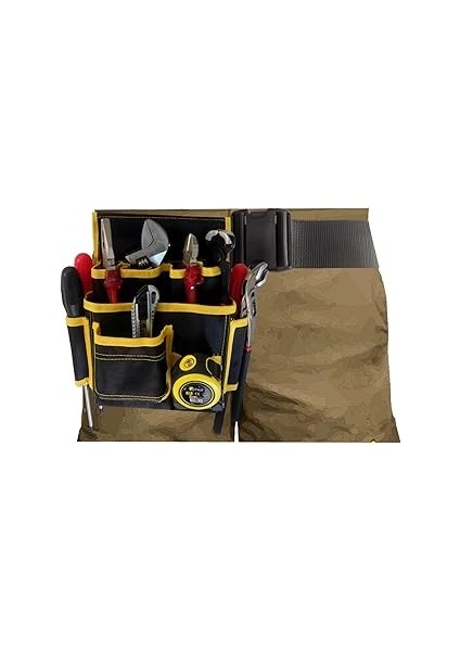 Acar Stil Elektrikçi Alet Edevat Çantası 11 Bölmeli (Siyah)