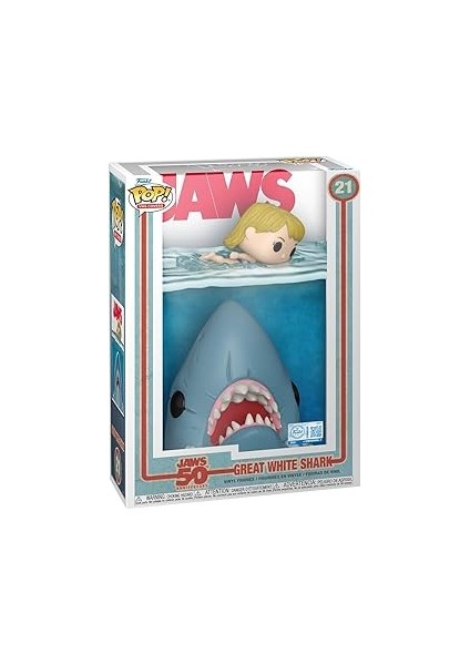 Pop Comic Cover: Jaws- Shark (Special Edition), Oyuncak Figür