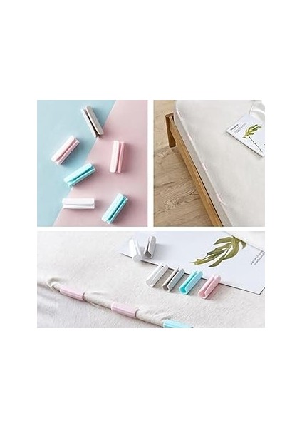 5dm-12 Adet Çok Amaçlı Çarşaf Tutucu, Sabitleyici,kaydırmaz Nevresim Örtü Düzenleyici Klipsler