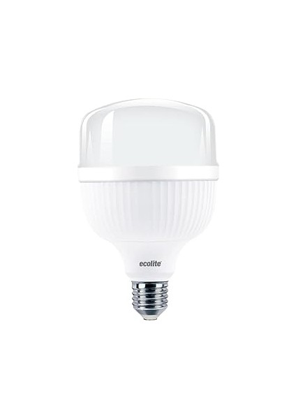 Ecolite LED Ampul 36W (200W Eşdeğer) - E27 Duy, 6500K Beyaz Işık, 4000 Lümen, Enerji Tasarruf