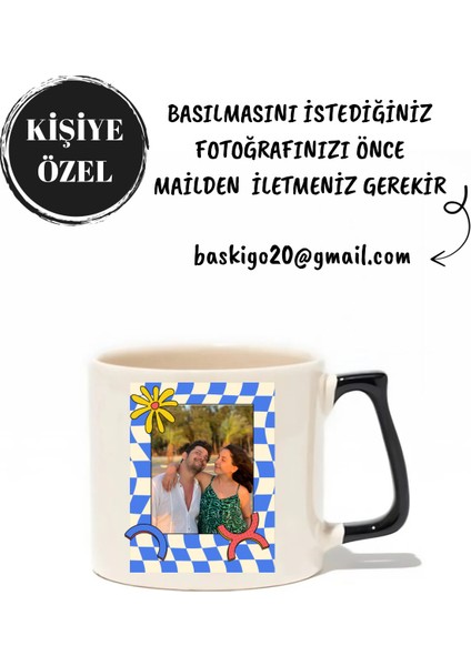 Kişiye Özel Fotoğraf Baskılı Lüks Kupa- Hediye Seramik Kupa