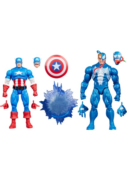 Legends Gamerverse Captain America Vs Venom (Retro Video Game) Ikili Aksiyon Figür Seti fiyatları