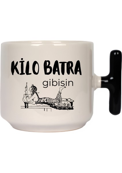 Kilo Batra Gibisin Latte Fincanı- Hediye Seramik Kupa