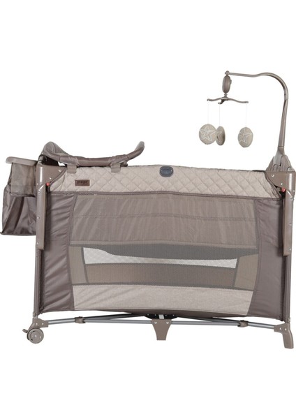 8023 Miami 70X110 Anne Yanı Beşik Oyun Parkı Yatak