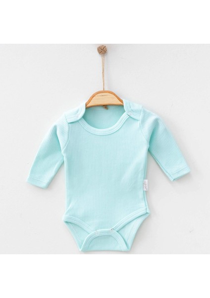 Pamuklu Uzun Kollu Ribana Bebek Body – Çıtçıtlı Kolay Giydirme 3-6-9 Ay 0-3 Ay - Beyaz fiyatları