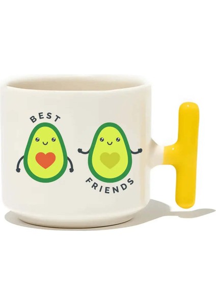 Best Friends Latte Fincanı - Hediye Seramik Kupa