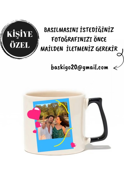 Kişiye Özel Fotoğraf Baskılı Lüks Kupa- Hediye Seramik Kupa