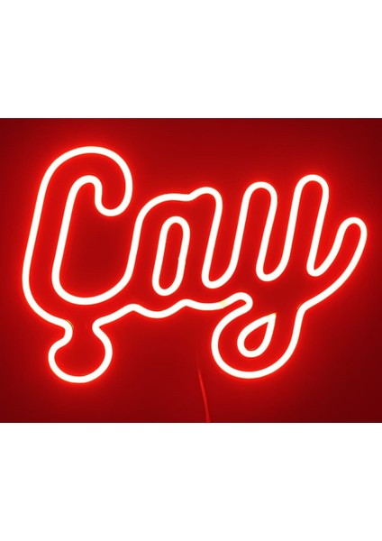 Çay Tabela Neon LED 3D Baskı modelleri