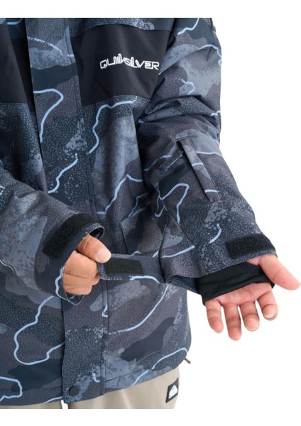 Mission Printed Block Jk Erkek Siyah Snowboard Ceketi fiyatları
