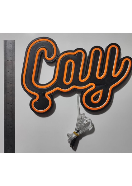 Çay Tabela Neon LED 3D Baskı indirimleri