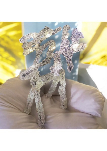 Yılbaşı Geyik LED Işık, Beyaz, Sıcak ve Şık Dekorasyon Aksesuarı fiyatları