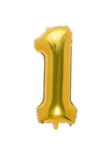 1 Numara Gold Folyo Balon