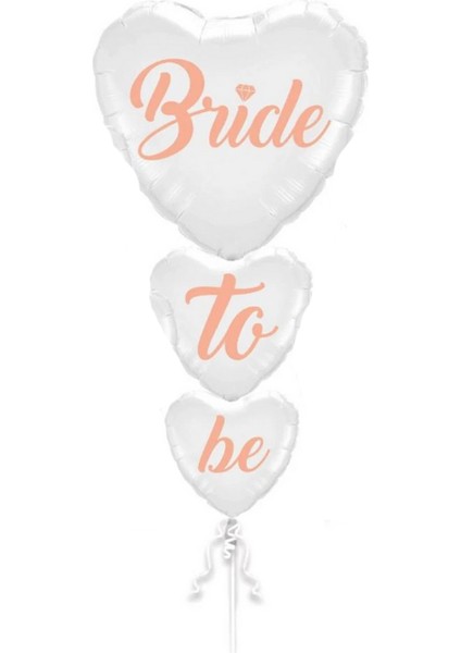 Bride To Be 3 Katlı Baskılı Folyo Balon