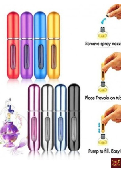 Taşınabilir Cep Parfüm Şişesi-Yeniden Doldurulabilir Mini Atomizer modelleri