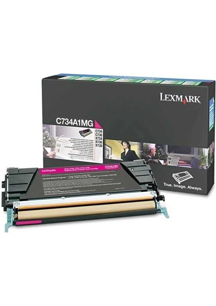 C734A1MG Kırmızı Orjinal Toner