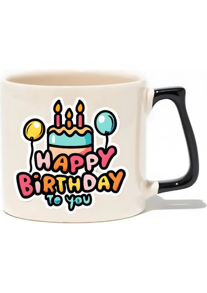 Happy Birthday To You Lüks Kupa - Hediye Seramik Kupa