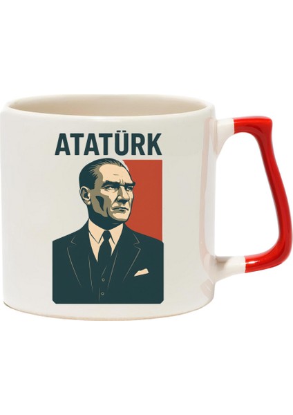 Atatürk Lüks Kupa - Hediye Seramik Kupa
